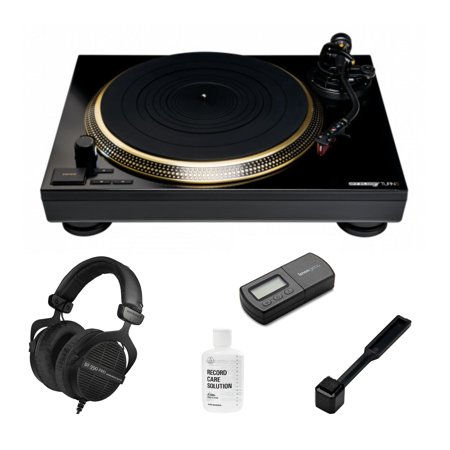 Reloop Turn 5 Direct Drive HiFi Turntable with Headphones and Record Care Kit