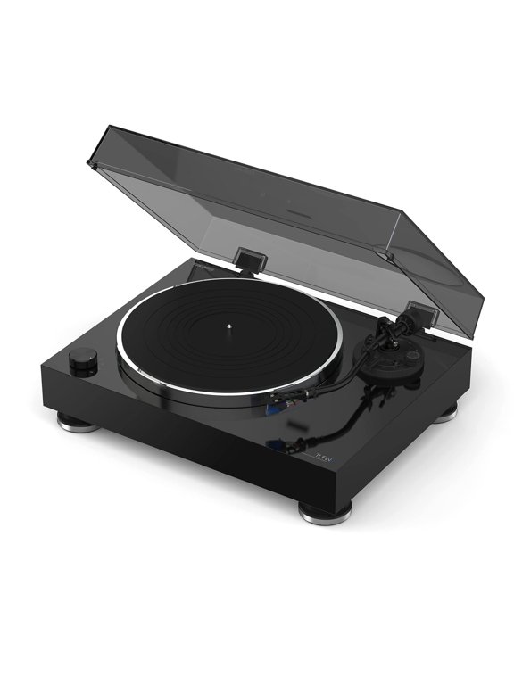 Turn X Premium HiFi Clear Sound and Accurate Quality Turntable (Black)