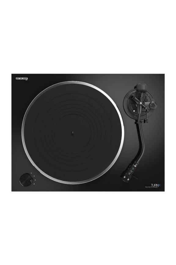 Turn X Premium HiFi Clear Sound and Accurate Quality Turntable (Black)