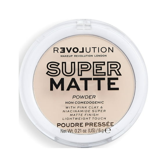 Relove by Revolution Super Matte Pressed Powder - Translucent