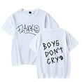 thumbnail image 1 of Rels B Merch Boys Don't Cry Logo T-Shirt Unisex Trend Casual Short Sleeve Top, 1 of 3