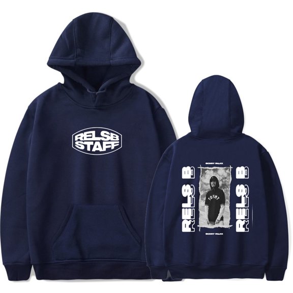 Rels B Rapper Merch Rels b Logo Hoodie Unisex long sleeves Trendy Casual Streetwear