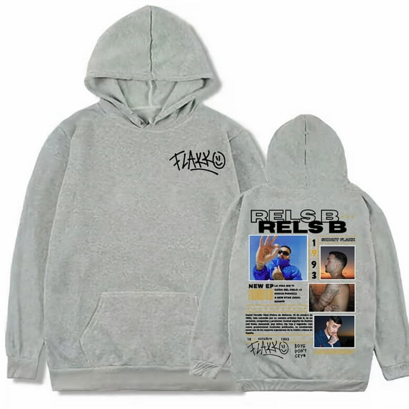 Rels B Skinny Flakk 2025 Tour Inspired 90s Retro Hoodie - Unisex Soft Warm Fleece Oversized Urban Streetwear Winter