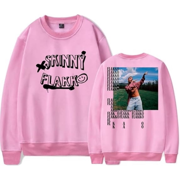 Rels B Skinny Flakk Merch Long Sleeve Crewneck Sweatshirt Women Men Casual Streetwear Fashion Clothes