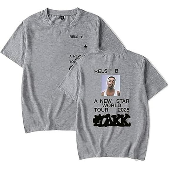 Rels B Tour 2025 T-shirt Women Men Casual Short Sleeve Printed Fashion Summer Tops Tee