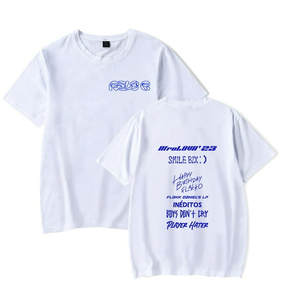 Rels B Track Album Merch Boys Don't Cry Tour T-Shirt Unisex Trend Casual Short Sleeve Top