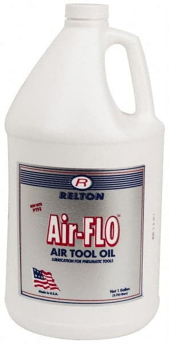 Relton 01GAF AirFLO Air Tool Oil, 1 Gal Bottle Lubricant for