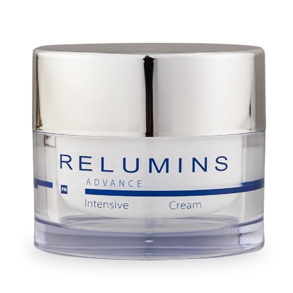 Relumins Advance Intensive Repair Night Cream, Hydrating Formula with Hyaluronic Acid and Peptides for Smooth, Radiant Skin, 50 g