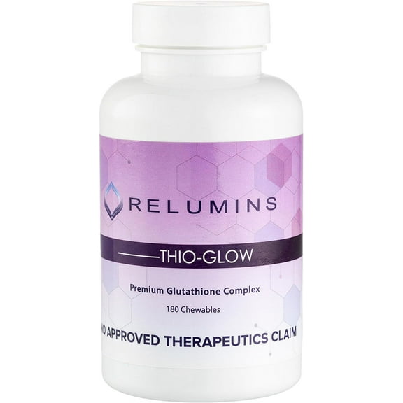Relumins Thio-Glow Chewable Glutatione 330 mg, 180 ct