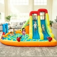 thumbnail image 1 of Relunch 14.5FT Inflatable Bounce House with Slide, Ball Pool & Basketball Hoop, Kids Jumping Castle with Blower for Outdoor Indoor Play, 1 of 12