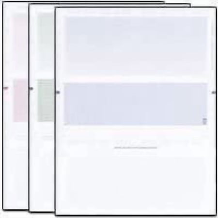 Relyco RPS811B UltraSeal 8 1/2" X 11" Blue Pressure Seal Checks Z Fold 1000 Pack from ABC Office