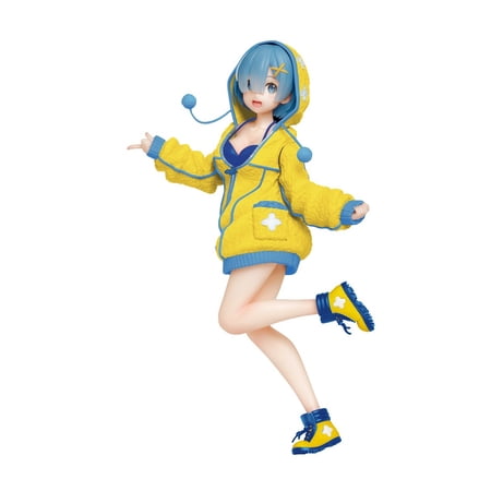 Rem Fluffy Hoodie Rezero 9" Figure [Taito]