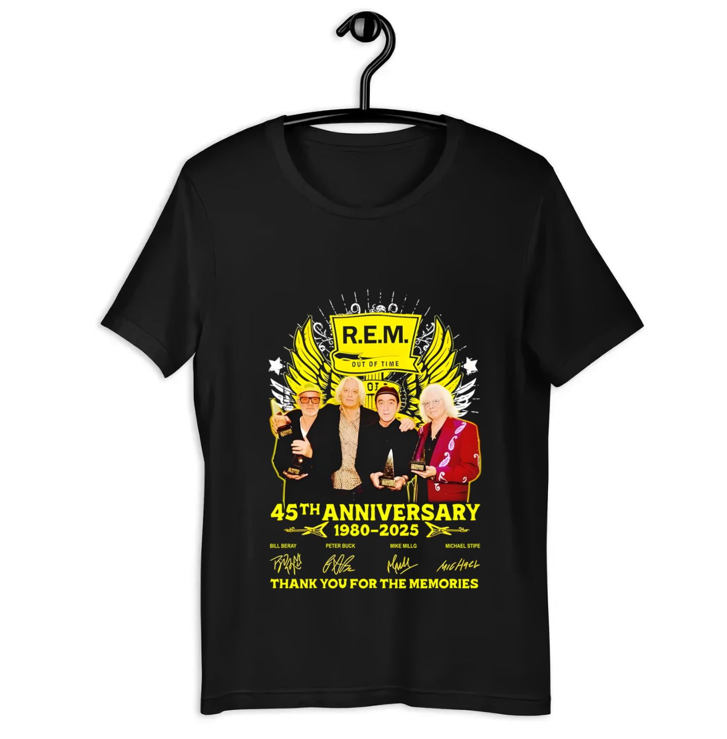 Rem Out Of Time 45th Anniversary 19802025 Signatures Thank You For The