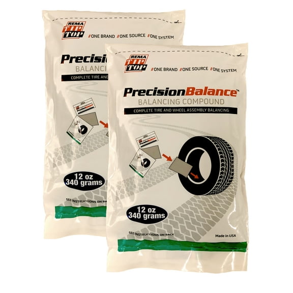 Rema 2 PrecisionBalance 12 oz Tire Balance Beads Kits (24 Ounces) Drop in Bags