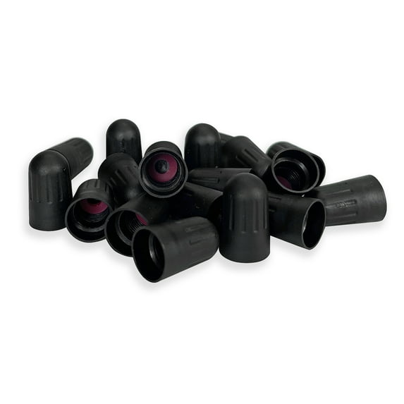 Rema 20 Black TPMS Valve Caps for all American Schrader TPMS type Valve Stems