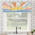 thumbnail image 1 of Remain Unique Sunset Horizon Rod Pocket Polyester Curtain Valance for Home Kitchen Bedroom Living Room Window Decor 54x18 inch, 1 of 5