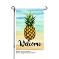 thumbnail image 1 of Remain Unique Welcome Pineapple Linen Garden Flag for Spring Summer Home Outdoor Garden Yard Door Decor 12x18 inch, 1 of 5