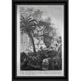 thumbnail image 1 of Remains of ancient buildings including the Urn Burial Evvia porphyry of Marcus Agrippa 28x40 Large Black Ornate Wood Framed Canvas Art by Giovanni Battista Piranesi, 1 of 2