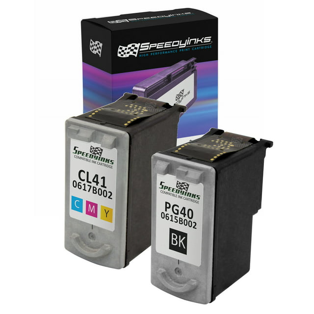 Remanufactured Canon PG40 & CL41 Cartridges For Canon PIXMA iP1700, PIXMA MP460, PIXMA MP450, PIXMA MP140, PIXMA MP180, PIXMA MP190, PIXMA iP2600, Fax Series JX200, PIXMA MP170