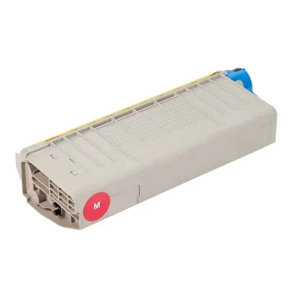 Remanufactured Clover Non-OEM New Magenta Toner Cartridge compatible with OKI 44318602
