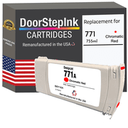 Remanufactured DoorStepInk High Yield Ink Cartridge for HP 771 775ML Chromatic Red