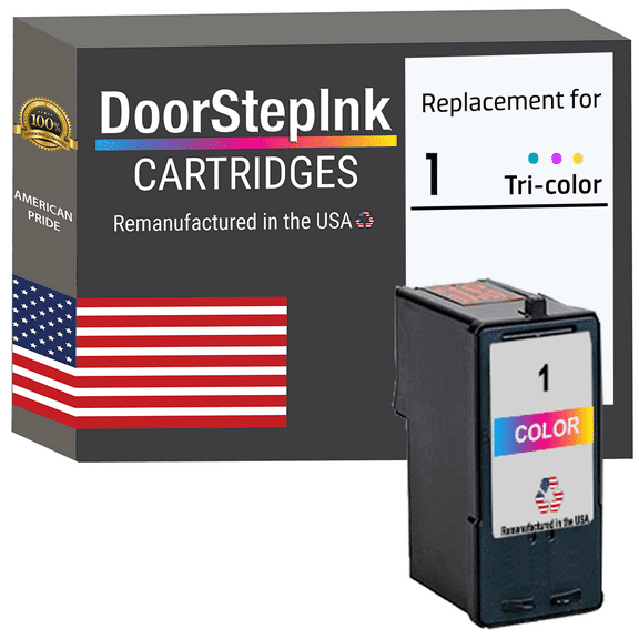 Remanufactured DoorStepInk Ink Cartridge for Lexmark #1 Tri-Color