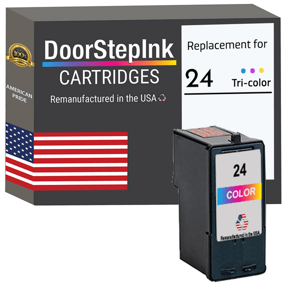 Remanufactured DoorStepInk Ink Cartridge for Lexmark #24 Tri-Color