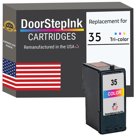 Remanufactured DoorStepInk Ink Cartridge for Lexmark #35 Tri-Color