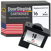 Remanufactured DoorStepInk Ink Cartridges for Lexmark #16 Black