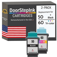 thumbnail image 1 of Remanufactured DoorStepInk Ink Cartridges for Lexmark #50 Black and #60 Tri-Color, 1 of 10