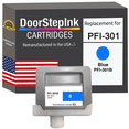 thumbnail image 1 of DoorStepInk Ink Cartridge for Canon PFI-301 330ML Blue Compatible with Canon imagePROGRAF iPF8000 Wide Format, iPF8100 , iPF9000 , iPF9100, 1 of 10