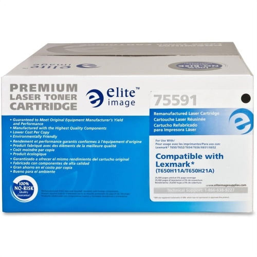 Remanufactured Elite Image Toner Cartridge Alternative for Lexmark