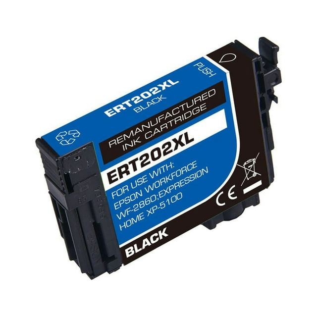 Remanufactured Epson T202 / T202XL Black High Yield T202XL120 (works in Epson Expression XP-5100 / WorkForce WF-2860)
