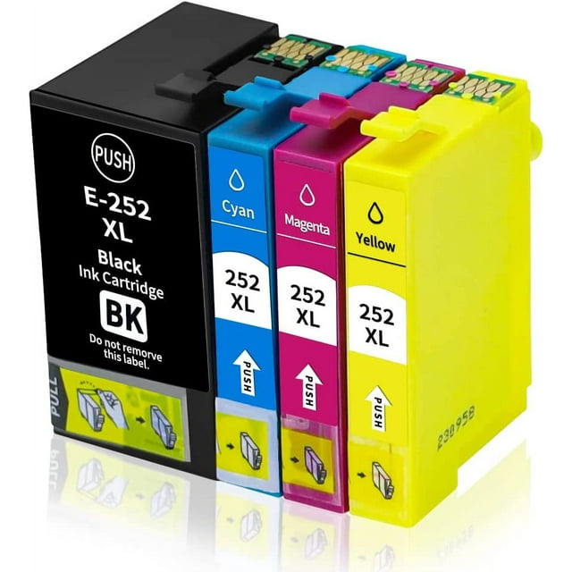 Remanufactured Ink Cartridge Replacement For Epson 252xl T252xl To Use With Workforce Wf 7620 Wf 7884
