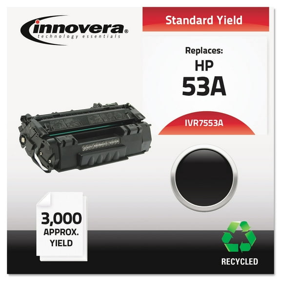 Remanufactured Q7553a (53a) Toner, Black