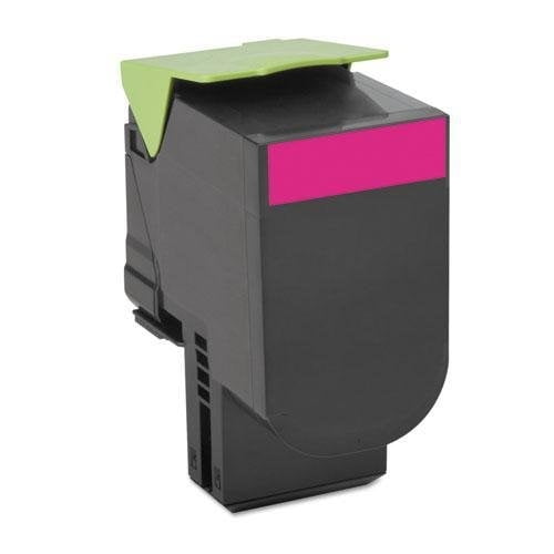 Remanufactured Lexmark 70C1HM0 toner cartridge - high capacity magenta