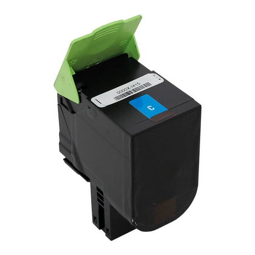 Remanufactured Lexmark 70C1XC0 toner cartridge - extra high capacity cyan