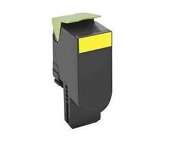 Remanufactured Lexmark 80C1HY0 toner cartridge - yellow