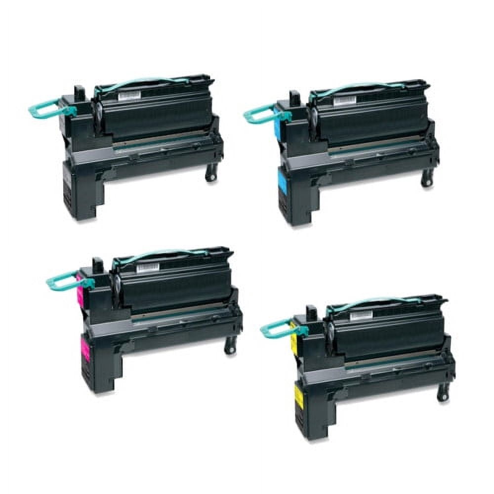 Remanufactured Lexmark X792 toner cartridges - extra high capacity - 4-pack