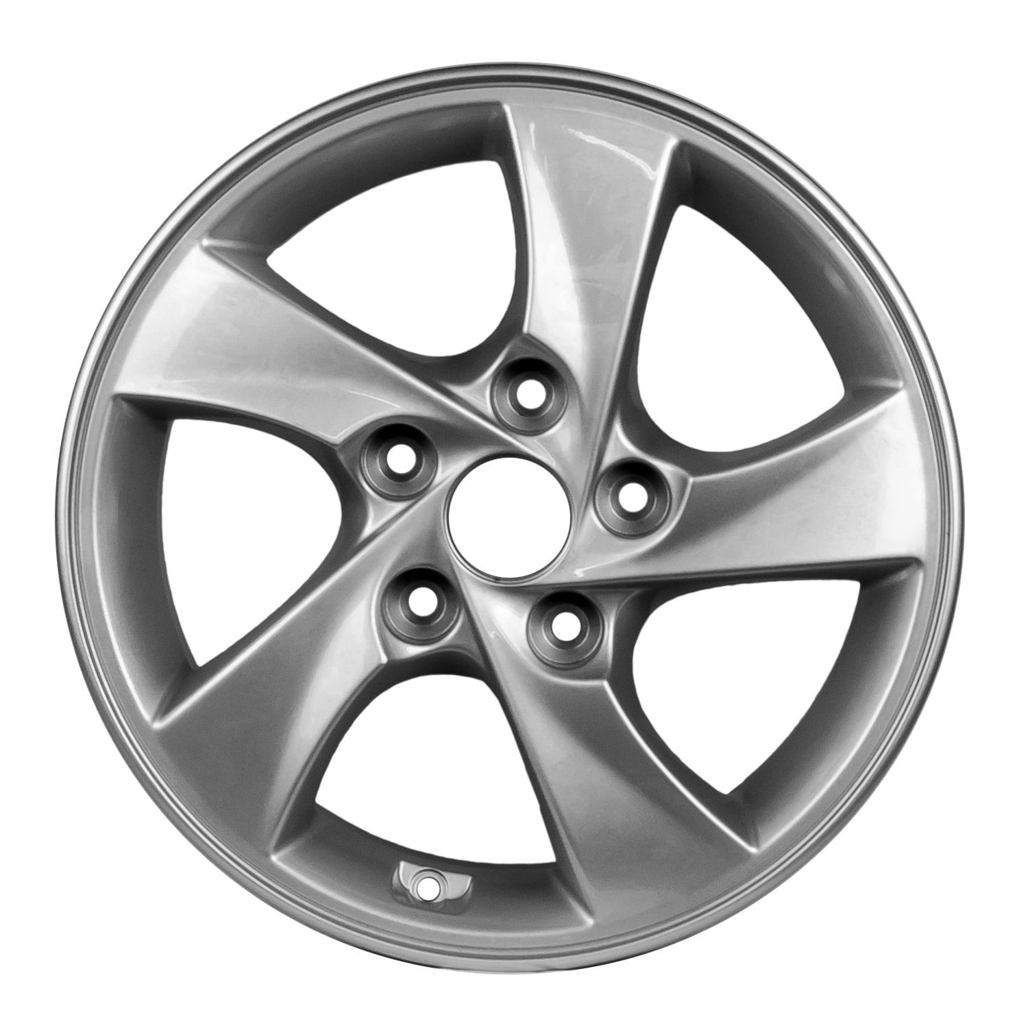 Remanufactured Painted Bright Silver Aluminum Wheel 15 x 6 529103Y650 fits 2014-2016 Hyundai Elantra