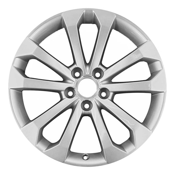 Remanufactured Painted Silver Metallic Aluminum Wheel 18 x 8 ...