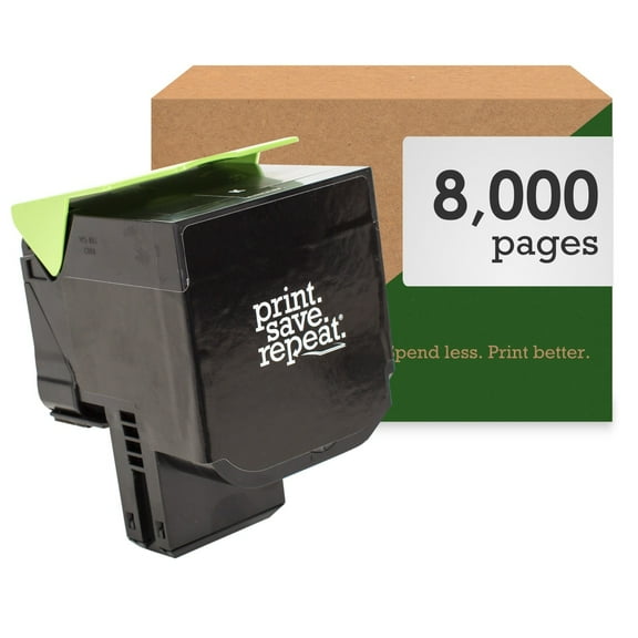 Print.Save.Repeat. Lexmark 701XK Black Extra High Yield Toner Cartridge for CS510 [8,000 Pages]