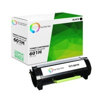 Remanufactured TCT High Yield Toner Cartridge Replacement for the Lexmark 601H Series - 1 Pack Black