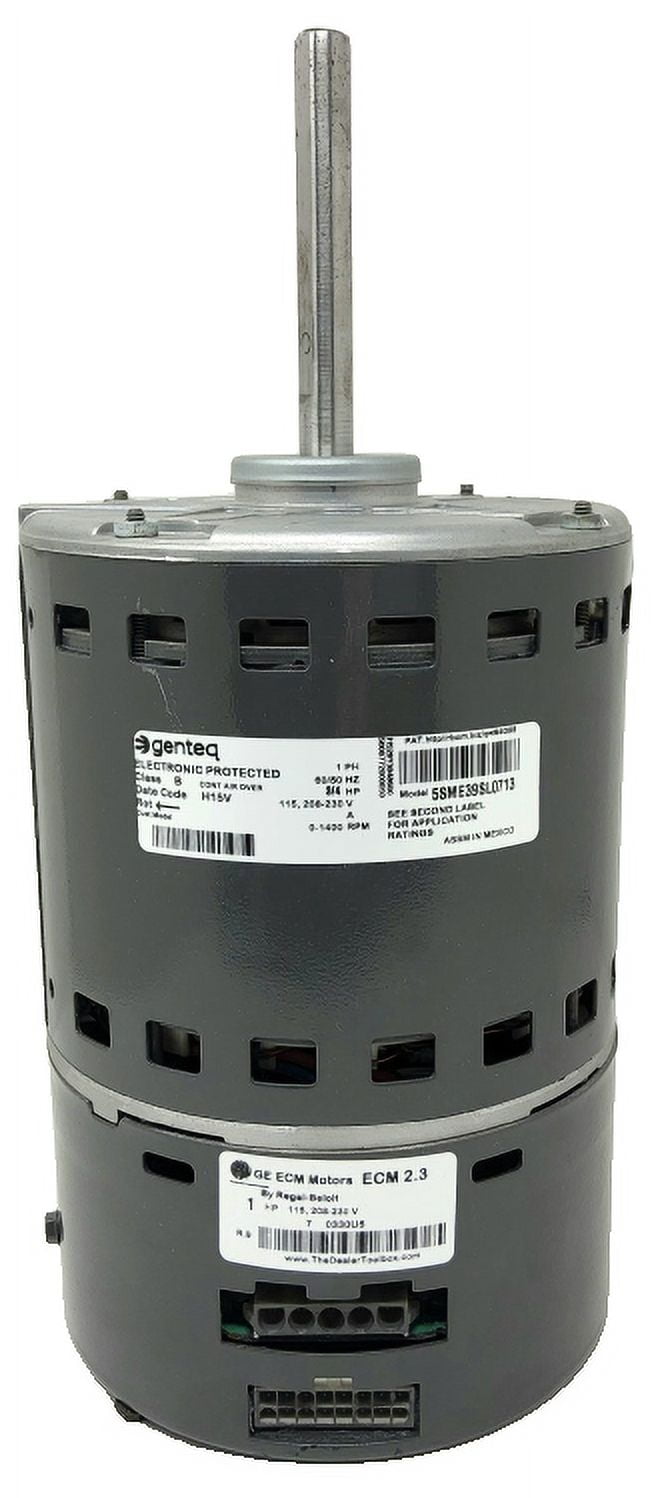 Remanufactured United HVAC Motors GE Genteq ECM 2.5 3/4 HP Blower Motor