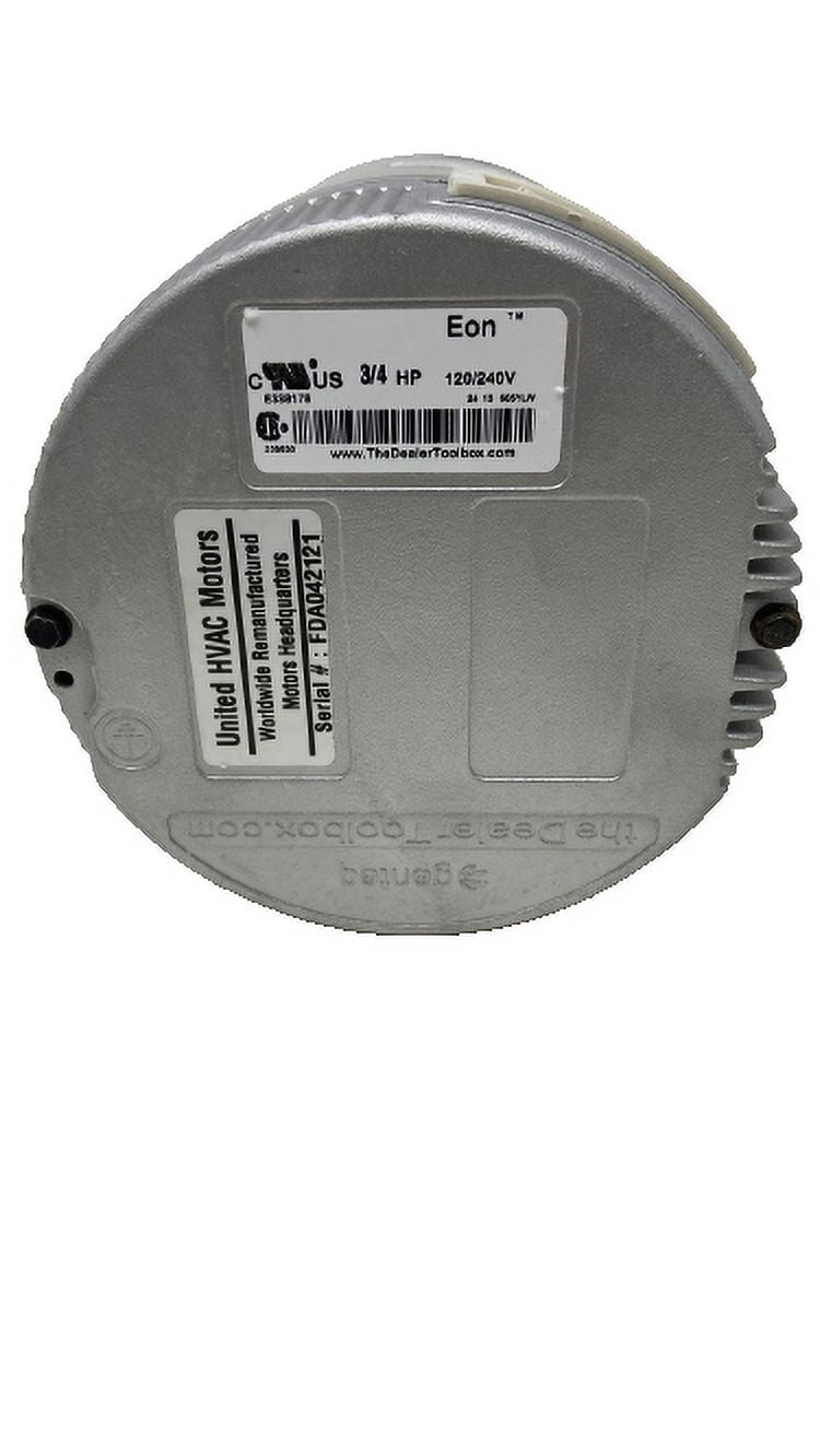 Remanufactured United HVAC Motors GE Genteq EON 1/2HP Blower Motor