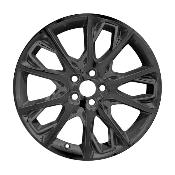 Remanufactured Wheel for Toyota Corolla 2016-2017 17in Black Aluminum Rim