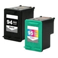 thumbnail image 1 of Remanufactured eReplacements EcoTek C9354FN-ER - 2-pack - black, color (cyan, magenta, yellow) - compatible - ink cartridge (alternative for: HP 94, HP 95) - for HP Deskjet 6620; Officejet 100 L411, 150, 7408, H470; Photosmart 7850, 8150, Pro B8350, 1 of 1