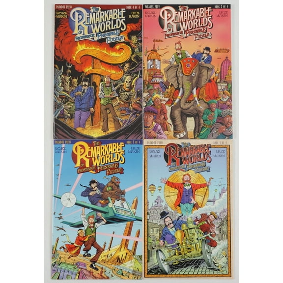 Remarkable Worlds of Professor Phineas B. Fuddle #1-4 VF/NM complete series ; Paradox