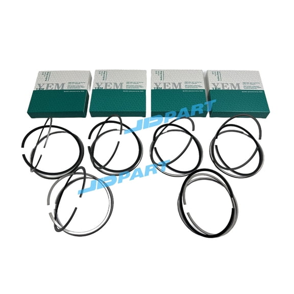 Remarkable quality 6 PCS D2366 Piston Rings Set For Doosan / DEVELON Diesel Engine Parts