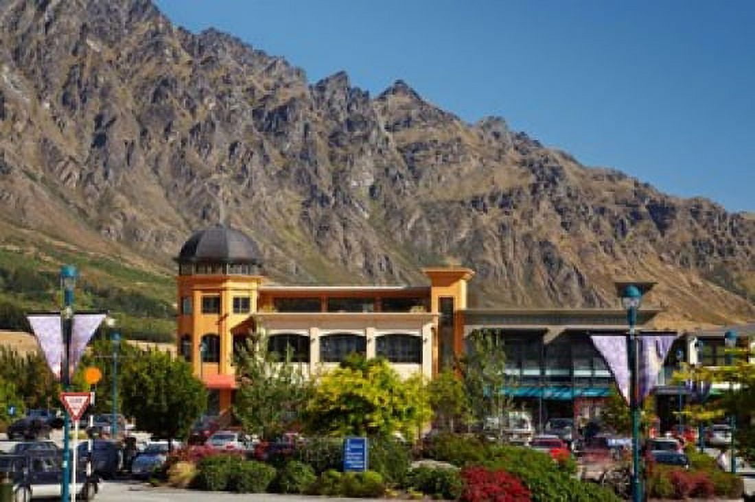 Remarkables Park Shopping Centre Otago New Zealand Canvas Art - David Wall DanitaDelimont (29 x 19)